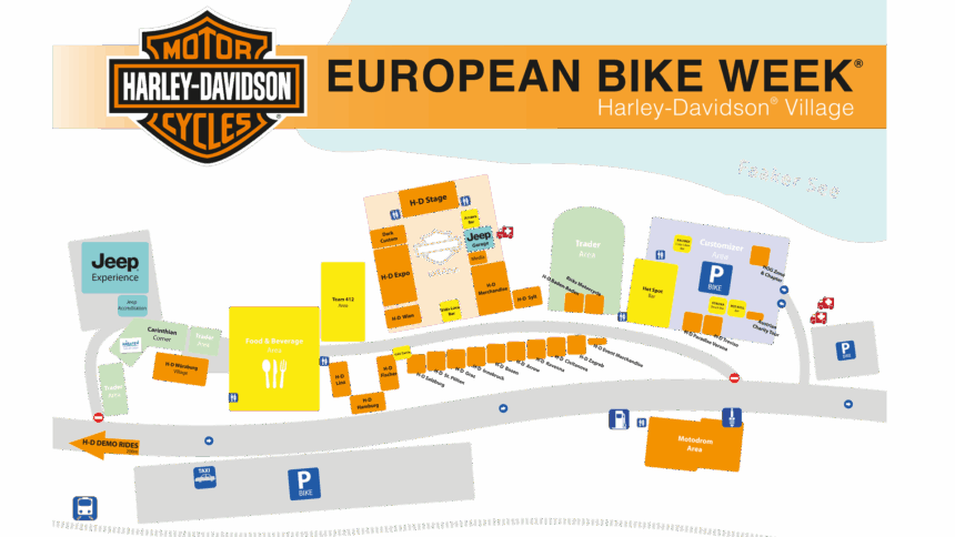 Beitragsbild zu: Informationen zum Harley Treffen 2019 am Faaker See