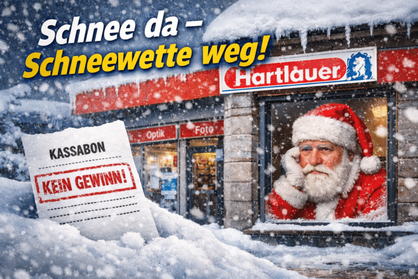 Beitragsbild zu: Hartlauer ohne Schneewette – und ausgerechnet heuer kommt der Schnee